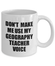 Load image into Gallery viewer, Geography Teacher Mug Coworker Gift Idea Funny Gag For Job Coffee Tea Cup Voice-Coffee Mug