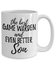 Load image into Gallery viewer, Game Warden Son Funny Gift Idea for Child Coffee Mug The Best And Even Better Tea Cup-Coffee Mug