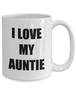 I Love My Auntie Mug Funny Gift Idea Novelty Gag Coffee Tea Cup-Coffee Mug