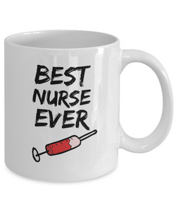 Nurse Mug - Best Nurse Ever - Funny Gift for Nurse-Coffee Mug