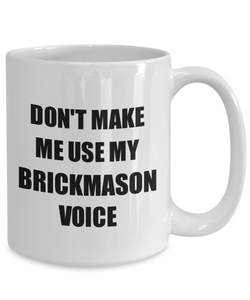 Brickmason Mug Coworker Gift Idea Funny Gag For Job Coffee Tea Cup-Coffee Mug