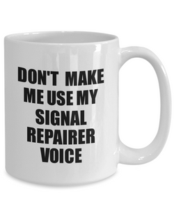 Signal Repairer Mug Coworker Gift Idea Funny Gag For Job Coffee Tea Cup Voice-Coffee Mug