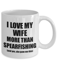 Load image into Gallery viewer, Spearfishing Husband Mug Funny Valentine Gift Idea For My Hubby Lover From Wife Coffee Tea Cup-Coffee Mug