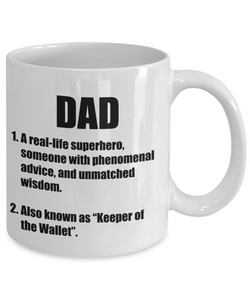 Dad Definition Mug Funny Gift Idea for Novelty Gag Coffee Tea Cup-Coffee Mug