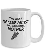Load image into Gallery viewer, Makeup Artist Mom Mug Best Mother Funny Gift for Mama Novelty Gag Coffee Tea Cup-Coffee Mug