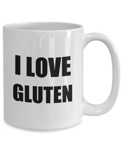 I Love Gluten Mug Funny Gift Idea Novelty Gag Coffee Tea Cup-Coffee Mug