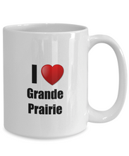 Load image into Gallery viewer, Grande Prairie Mug I Love City Lover Pride Funny Gift Idea for Novelty Gag Coffee Tea Cup-Coffee Mug