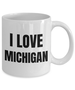 I Love Michigan Mug Funny Gift Idea Novelty Gag Coffee Tea Cup-Coffee Mug