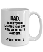 Load image into Gallery viewer, Dad Dna Mug From Daughter Son Funny Gift Idea for Novelty Gag Coffee Tea Cup-Coffee Mug