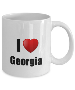Georgia Mug I Love State Lover Pride Funny Gift Idea for Novelty Gag Coffee Tea Cup-Coffee Mug