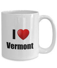 Load image into Gallery viewer, Vermont Mug I Love State Lover Pride Funny Gift Idea for Novelty Gag Coffee Tea Cup-Coffee Mug