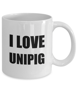 I Love Unipig Mug Funny Gift Idea Novelty Gag Coffee Tea Cup-Coffee Mug