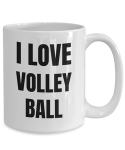 I Love Volleyball Mug Funny Gift Idea Novelty Gag Coffee Tea Cup-Coffee Mug
