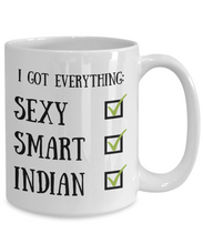 Load image into Gallery viewer, Indian Coffee Mug India Pride Sexy Smart Funny Gift for Humor Novelty Ceramic Tea Cup-Coffee Mug