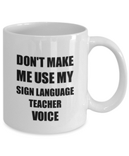 Load image into Gallery viewer, Sign Language Teacher Mug Coworker Gift Idea Funny Gag For Job Coffee Tea Cup-Coffee Mug