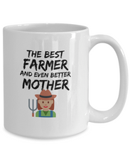 Load image into Gallery viewer, Funny Farmer Mom Mug Best Mother Coffee Cup-Coffee Mug