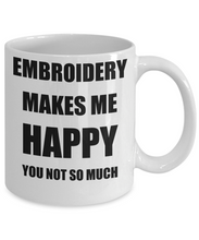 Load image into Gallery viewer, Embroidery Mug Lover Fan Funny Gift Idea Hobby Novelty Gag Coffee Tea Cup-Coffee Mug