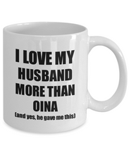 Load image into Gallery viewer, Oina Wife Mug Funny Valentine Gift Idea For My Spouse Lover From Husband Coffee Tea Cup-Coffee Mug
