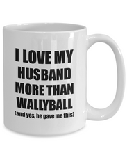 Load image into Gallery viewer, Wallyball Wife Mug Funny Valentine Gift Idea For My Spouse Lover From Husband Coffee Tea Cup-Coffee Mug