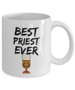 Priest Mug Church Best Ever Funny Gift for Coworkers Novelty Gag Coffee Tea Cup-Coffee Mug