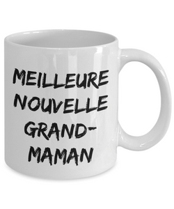 New Grandma Mug In French Cadeau Pour Nouvelle Grand-Maman Funny Gift Idea for Novelty Gag Coffee Tea Cup-[style]
