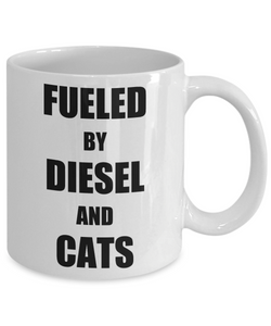 Cat Diesel Mug Funny Gift Idea for Novelty Gag Coffee Tea Cup-Coffee Mug