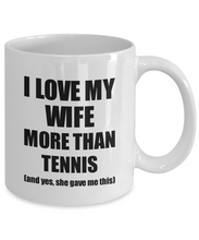 Load image into Gallery viewer, Tennis Husband Mug Funny Valentine Gift Idea For My Hubby Lover From Wife Coffee Tea Cup-Coffee Mug