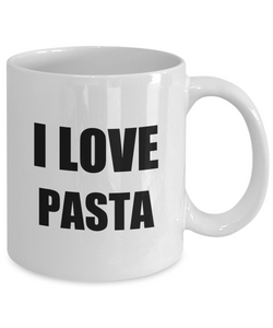 I Love Pasta Mug Funny Gift Idea Novelty Gag Coffee Tea Cup-Coffee Mug