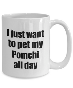 Pomchi Mug Dog Lover Mom Dad Funny Gift Idea For Novelty Gag Coffee Tea Cup-Coffee Mug