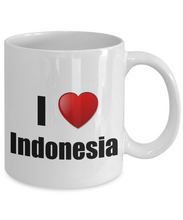Load image into Gallery viewer, Indonesia Mug I Love Funny Gift Idea For Country Lover Pride Novelty Gag Coffee Tea Cup-Coffee Mug
