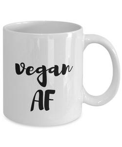 Vegan Af Mug Funny Gift Idea for Novelty Gag Coffee Tea Cup-[style]
