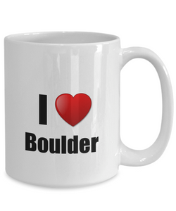 Boulder Mug I Love City Lover Pride Funny Gift Idea for Novelty Gag Coffee Tea Cup-Coffee Mug
