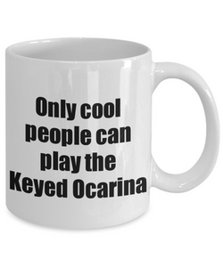 Keyed Ocarina Player Mug Musician Funny Gift Idea Gag Coffee Tea Cup-Coffee Mug