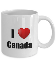Load image into Gallery viewer, Canada Mug I Love Funny Gift Idea For Country Lover Pride Novelty Gag Coffee Tea Cup-Coffee Mug