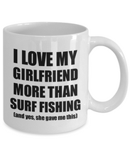 Load image into Gallery viewer, Surf Fishing Boyfriend Mug Funny Valentine Gift Idea For My Bf Lover From Girlfriend Coffee Tea Cup-Coffee Mug