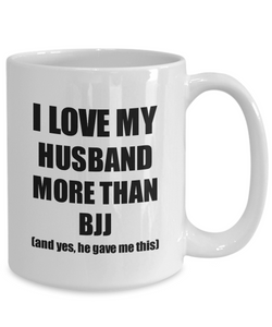 Bjj Wife Mug Funny Valentine Gift Idea For My Spouse Lover From Husband Coffee Tea Cup-Coffee Mug