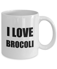 Load image into Gallery viewer, I Love Broccoli Mug Funny Gift Idea Novelty Gag Coffee Tea Cup-Coffee Mug