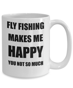 Fly Fishing Mug Lover Fan Funny Gift Idea Hobby Novelty Gag Coffee Tea Cup-Coffee Mug