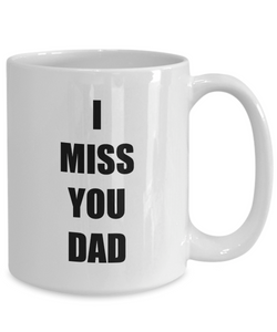 Miss You Dad Mug I From Daughter Son Funny Gift Idea for Novelty Gag Coffee Tea Cup-Coffee Mug