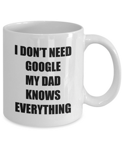 Dad Google Mug Funny Gift Idea for Novelty Gag Coffee Tea Cup-Coffee Mug