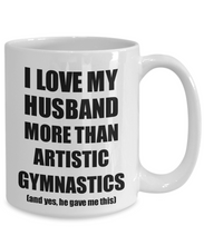 Load image into Gallery viewer, Artistic Gymnastics Wife Mug Funny Valentine Gift Idea For My Spouse Lover From Husband Coffee Tea Cup-Coffee Mug