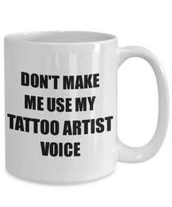 Tattoo Artist Mug Coworker Gift Idea Funny Gag For Job Coffee Tea Cup-Coffee Mug