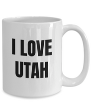 Load image into Gallery viewer, I Love Utah Mug Funny Gift Idea Novelty Gag Coffee Tea Cup-Coffee Mug