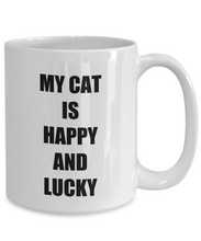 Load image into Gallery viewer, Happy Lucky Cat Mug Funny Gift Idea for Novelty Gag Coffee Tea Cup-[style]
