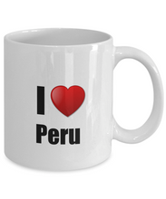 Load image into Gallery viewer, Peru Mug I Love Funny Gift Idea For Country Lover Pride Novelty Gag Coffee Tea Cup-Coffee Mug