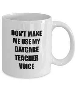Daycare Teacher Mug Coworker Gift Idea Funny Gag For Job Coffee Tea Cup-Coffee Mug