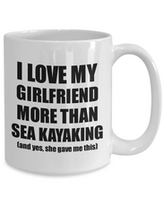 Load image into Gallery viewer, Sea Kayaking Boyfriend Mug Funny Valentine Gift Idea For My Bf Lover From Girlfriend Coffee Tea Cup-Coffee Mug