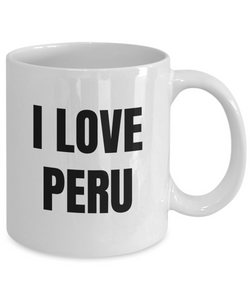 I Love Peru Mug Funny Gift Idea Novelty Gag Coffee Tea Cup-Coffee Mug
