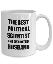 Load image into Gallery viewer, Political Scientist Husband Mug Funny Gift Idea for Lover Gag Inspiring Joke The Best And Even Better Coffee Tea Cup-Coffee Mug
