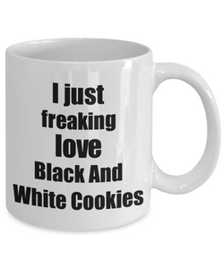 Black And White Cookies Lover Mug I Love Dessert Funny Gift Idea For Foodie Coffee Tea Cup-Coffee Mug